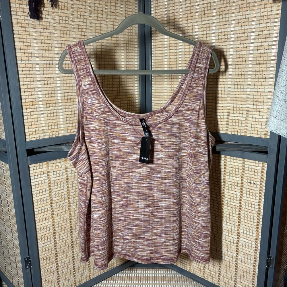 Torrid Space Tie Hacci Tank Top
